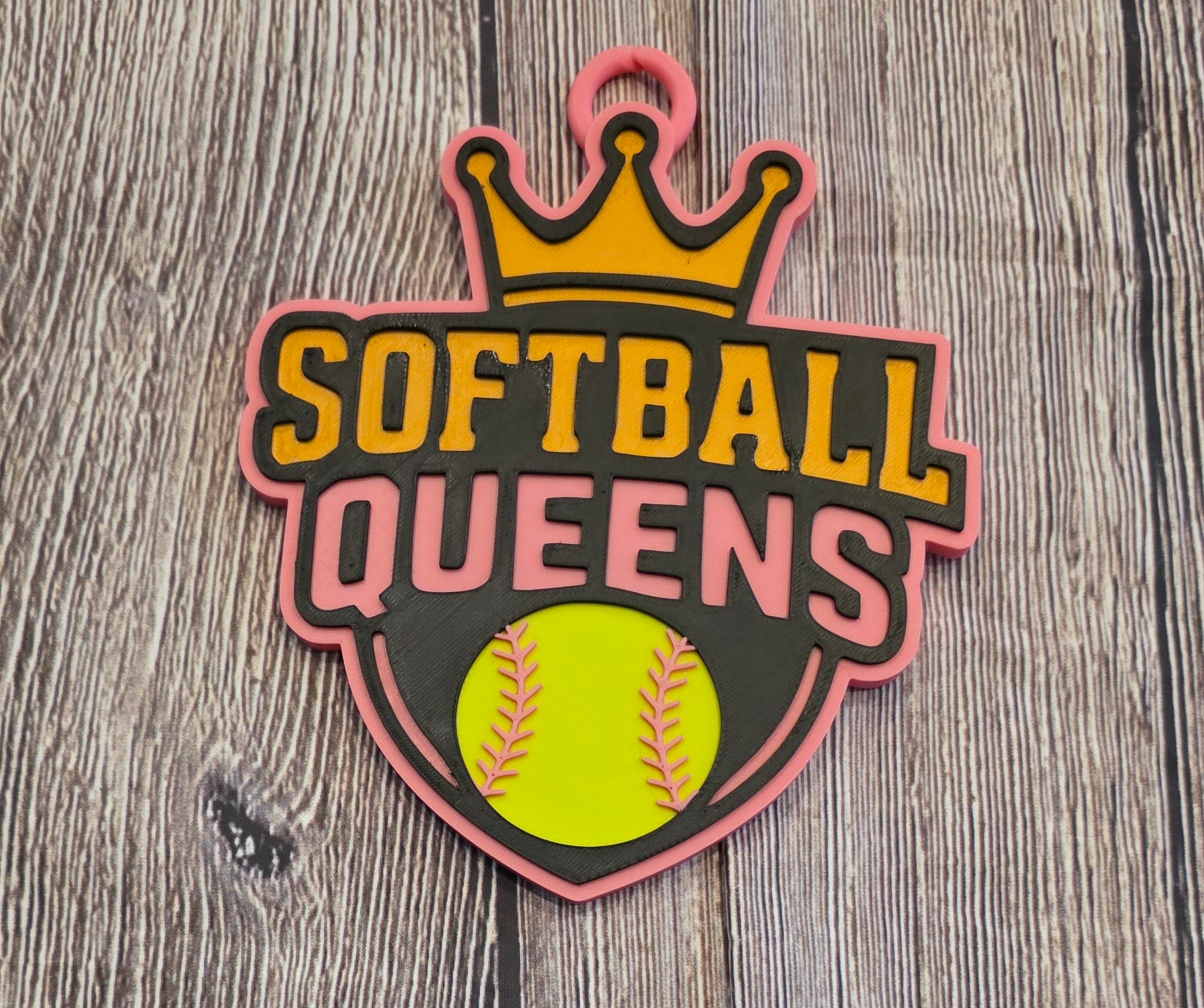 Softball Queens Hype Chain 3D print