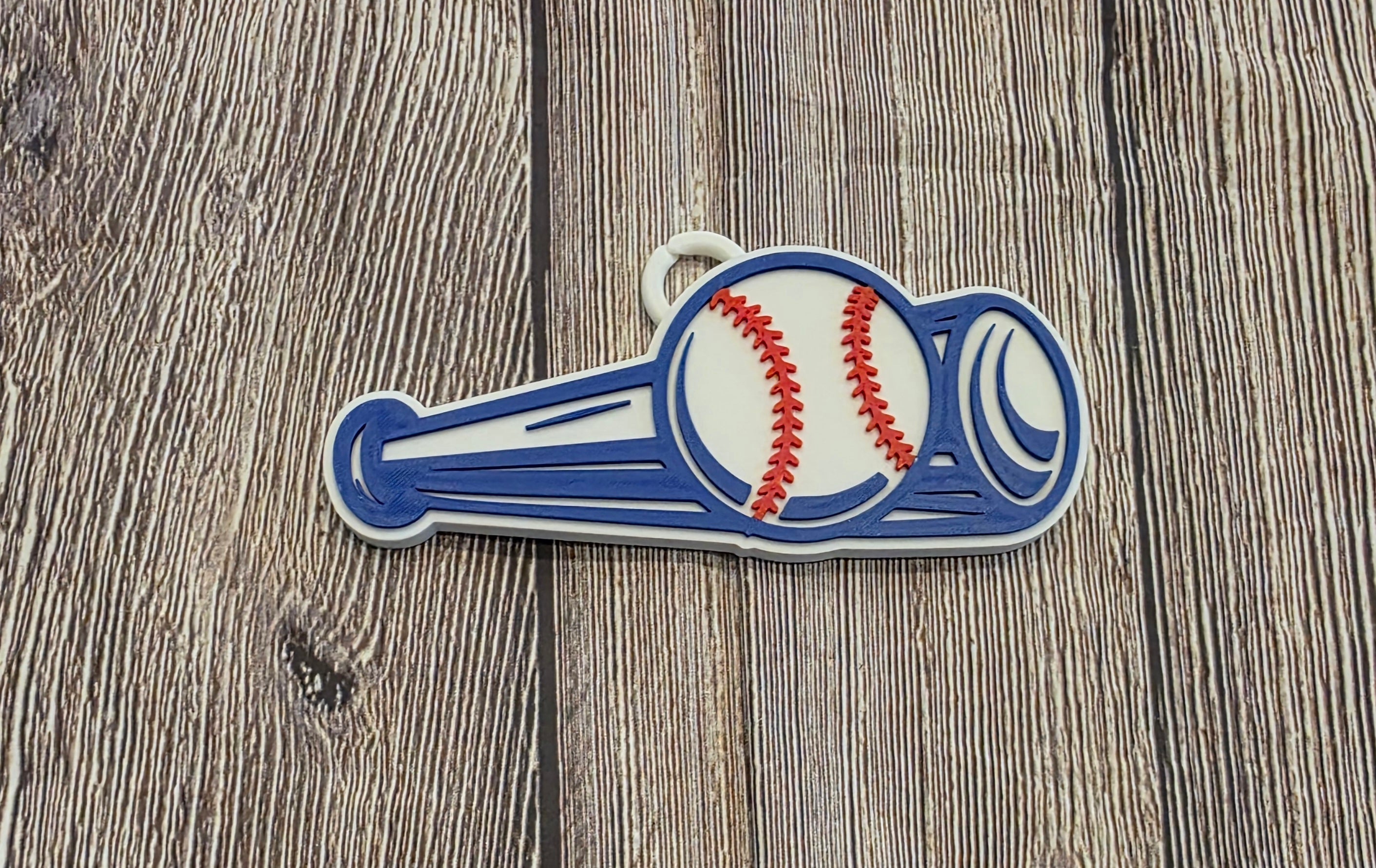 Baseball and Bat Hype Chain 3D print