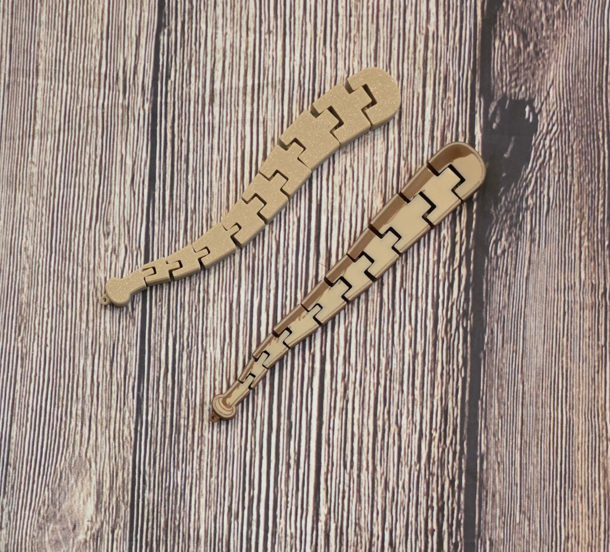 Baseball Bat Flexi Fidget 3D Print