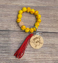 Personalized Engraved Softball Wristlet