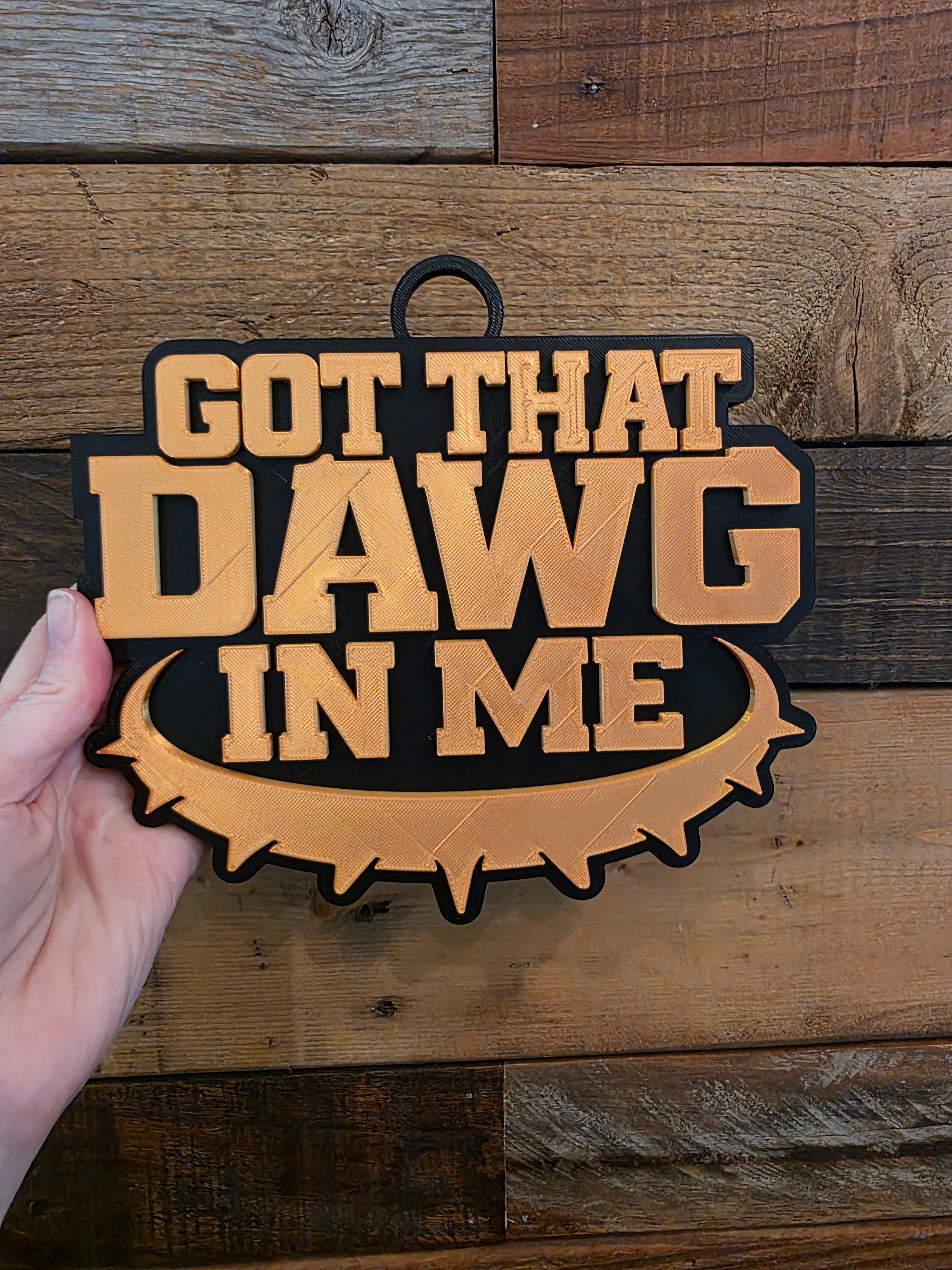 GOT THAT DAWG IN ME Hype Chain 3D Print