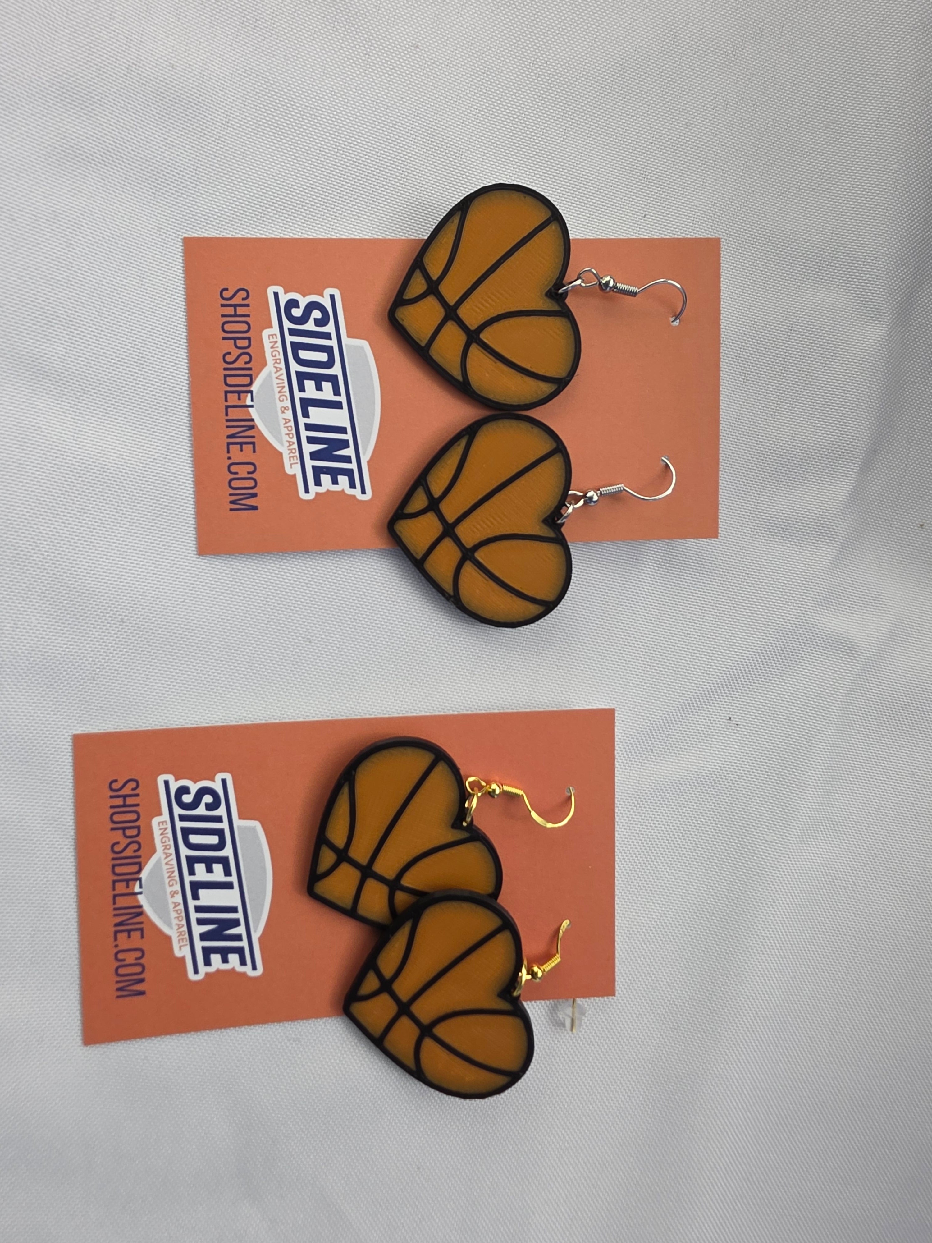 Basketball Earrings