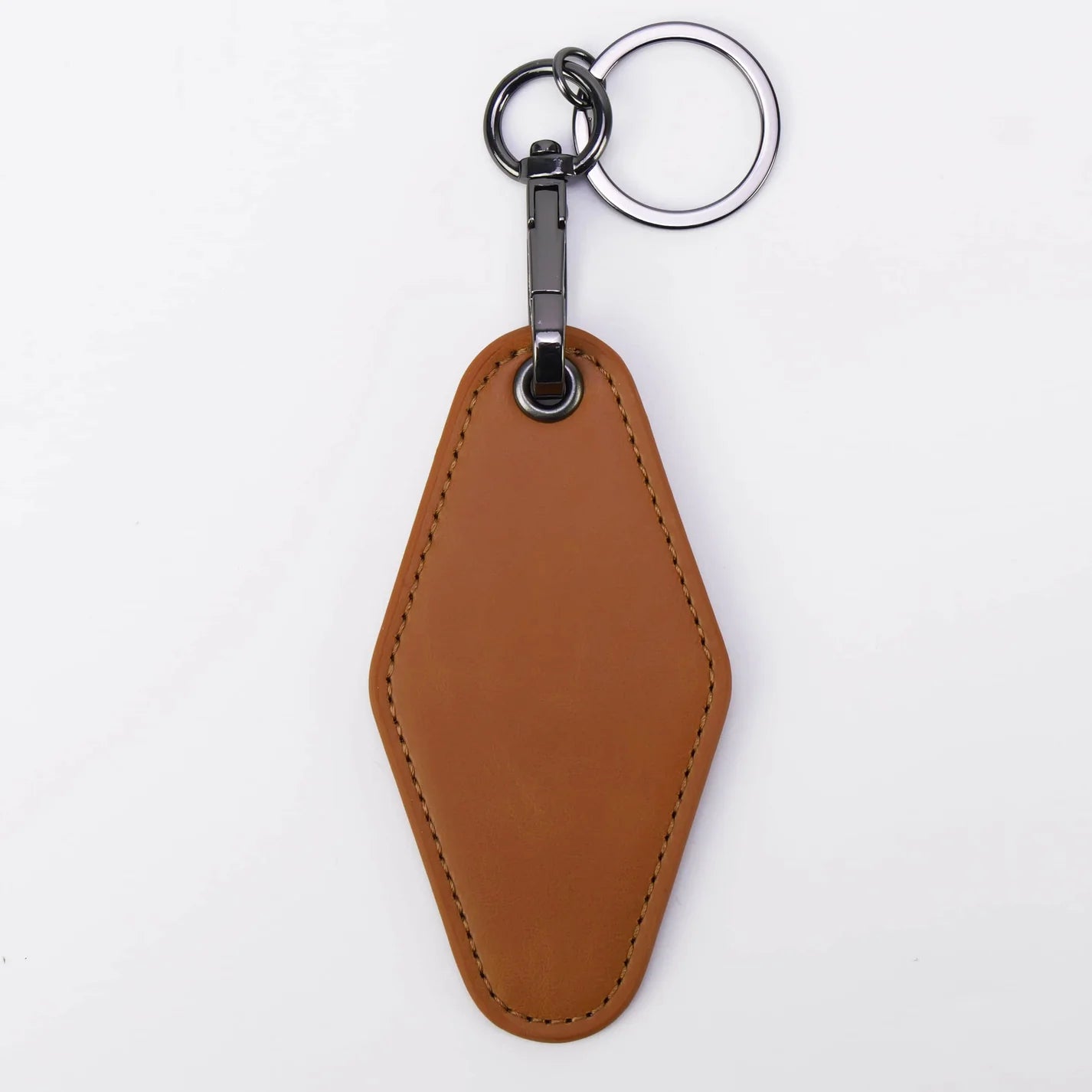 Motel Keychain Brown - Custom Engraving